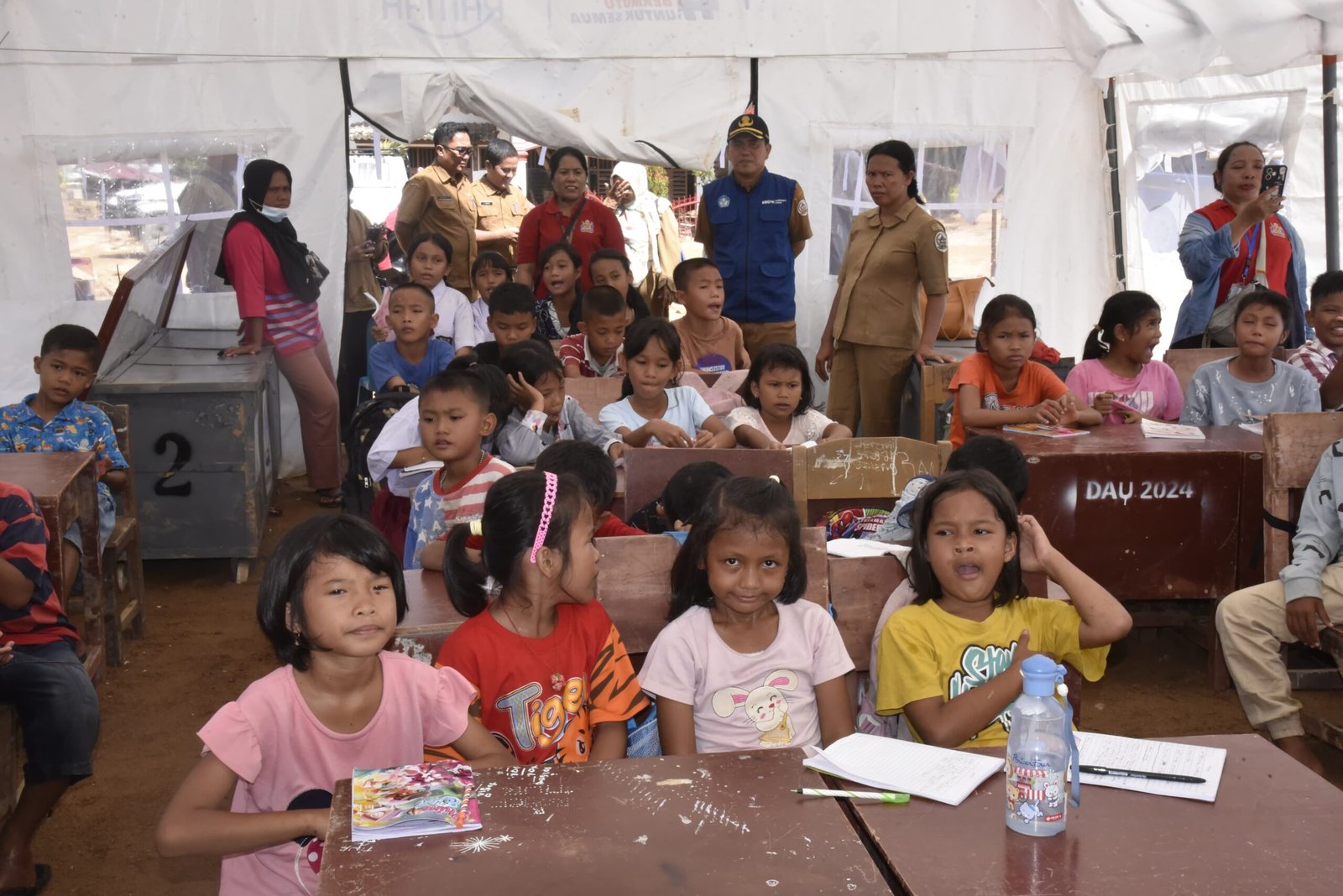 Trauma Healing Diterapkan, Sekolah Terdampak Bencana di Tapteng Mulai Belajar Kembali