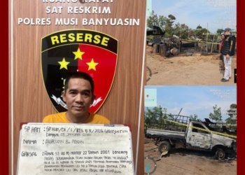 Penyulingan Minyak Ilegal Terbakar, Polsek Babat Toman Tetapkan Satu Tersangka