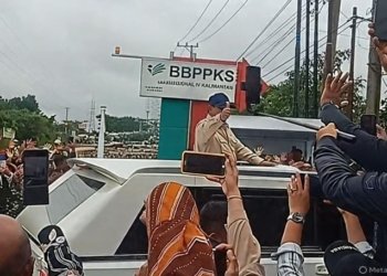 Prabowo Tiba di Banjarbaru, Ribuan Warga Kalsel Padati Lokasi Kunjungan