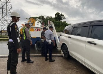 Jelang Kedatangan Presiden, Parkir Liar Ditertibkan dan Kendaraan Diderek