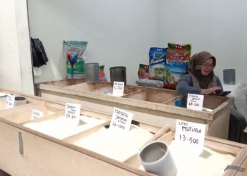 Harga Beras Lokal di Pasar Bauntung Banjarbaru Naik Imbas Cuaca Extrem Dan Banjir