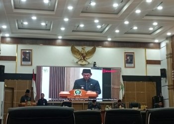 Wabup Balangan Sampaikan 12 Raperda dalam Rapat Paripurna DPRD Propemperda 2026