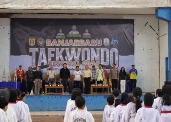 Kodim 1006/Banjar Dukung Pembinaan Atlet Muda, Banjarbaru Taekwondo Festival 2026 Resmi Digelar