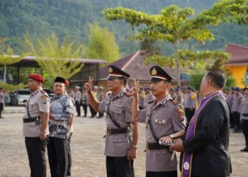 Tiga Pejabat Polres Tapteng Berganti, Kapolsek Sorkam dan Kasat Reskrim Resmi Dijabat Pejabat Baru