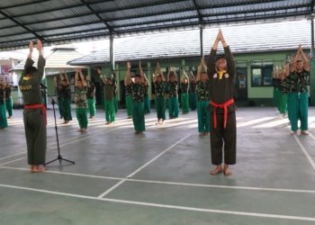 Kodim 1006/Banjar Asah Fisik dan Mental Prajurit Melalui Latihan Pencak Silat Militer