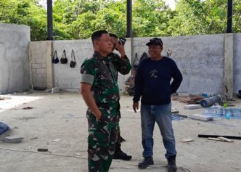 Pastikan Proyek Strategis Berjalan Optimal, Dandim 1006/Banjar Turun Langsung Tinjau Pembangunan KDKMP Landasan Ulin
