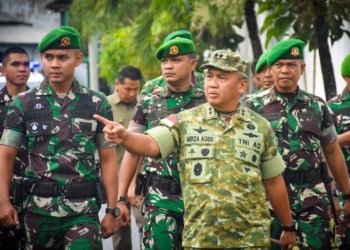 Pastikan Kesiapan Fasilitas Latihan, Pangdam XIII/Merdeka Tinjau Lapangan Tembak MIT Yonzipur 19/YKN