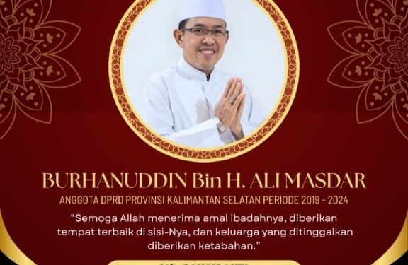 Mantan Anggota DPRD Kalsel Burhanuddin Tutup Usia