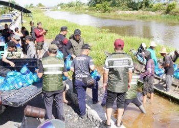 Pemerintah Kabupaten Banjar Perkuat Kehadiran di Tengah Banjir, Ribuan Paket Bantuan Disalurkan ke Cintapuri Darussalam dan Sungai Tabuk