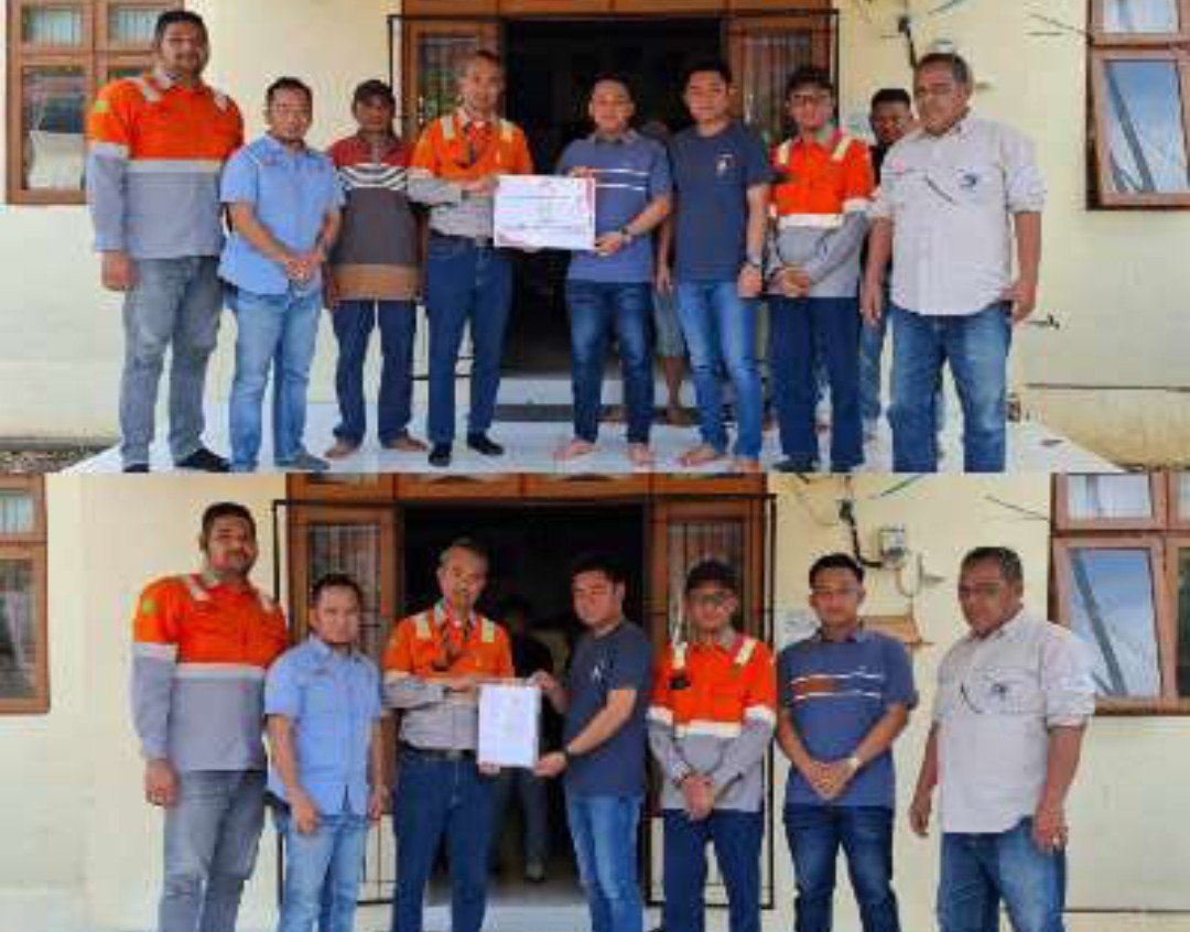 PT AGM Salurkan Bantuan untuk Bumdes dan Fasilitas PDAM untuk Warga Desa Kaliring