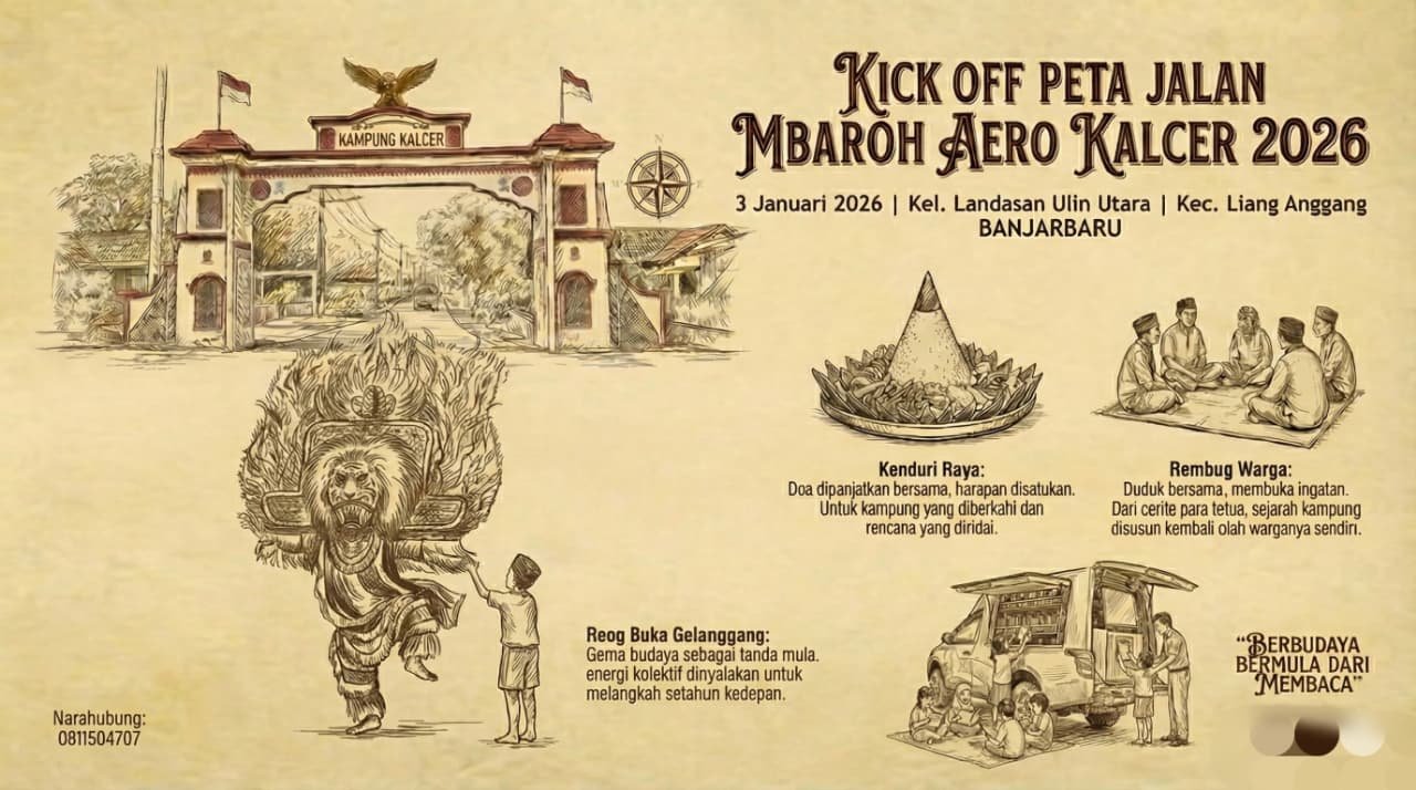 Kampung Budaya Mbaroh Kick Off Peta Jalan Aero Kalcer 2026, Digelar 3 Januari