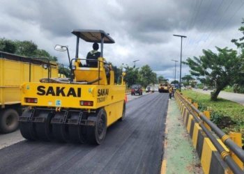 Respons Cepat Pemprov Kalsel, Aspal Jembatan Guntung Manggis Langsung Diperbaiki