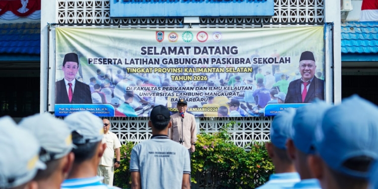 ULM Sosialisasikan Program S1 FPIK pada Latihan Bersama Paskibraka Se-Kalsel