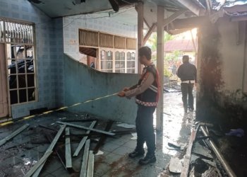 Kontrakan Dua Lantai di Landasan Ulin Terbakar, Polisi Dugaan Awal Konsleting Listrik