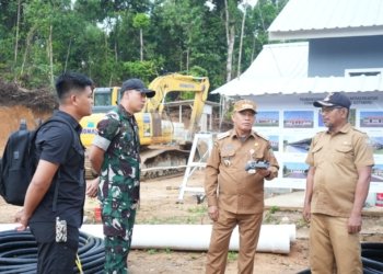 Bupati Kotabaru Tinjau Progres Pembangunan Batalyon Infanteri TP. 884/Saijaan