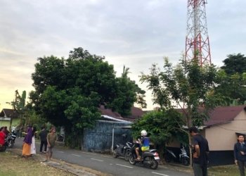Pria Tewas Jatuh dari Tower BTS 42 Meter di Loktabat Selatan