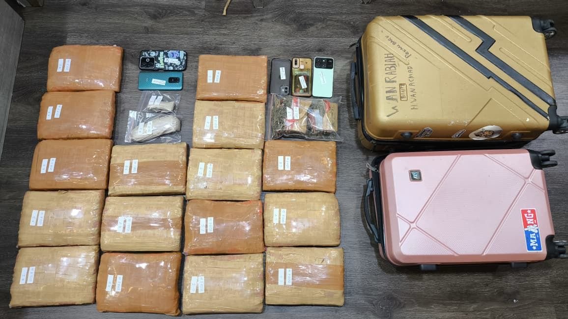 Empat Tersangka Kasus Ganja 17 Kg Lintas Provinsi Ditangkap