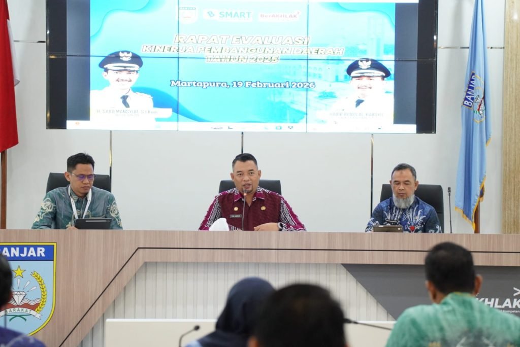Evaluasi Pembangunan 2025, Pemkab Banjar Tekankan Kinerja Tepat Sasaran dan Kepercayaan Publik