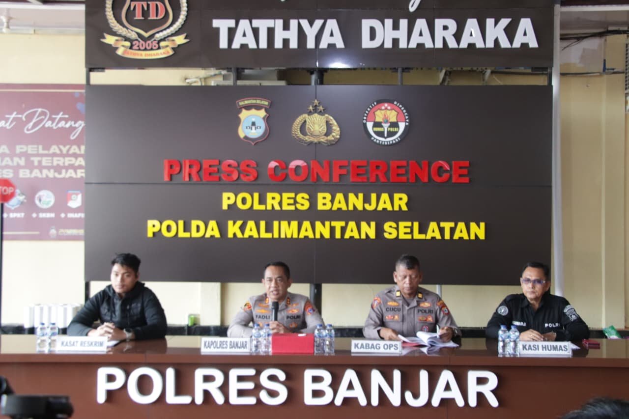 Bongkar Jaringan Curat dan Penggelapan, Polres Banjar Amankan Belasan Pelaku dan Kendaraan