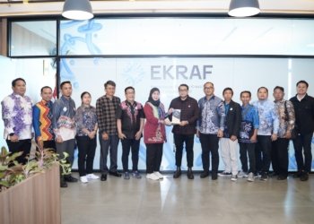 Wali Kota Banjarbaru Dampingi KEK Audiensi ke Kemenekraf, Perkuat Sinergi Pengembangan Ekonomi Kreatif