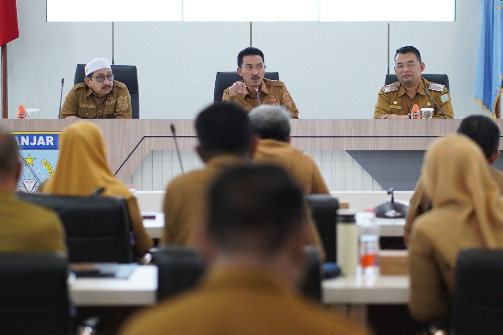 Bupati Banjar Tekankan Penertiban Taman CBS, Dorong Koordinasi Lintas OPD
