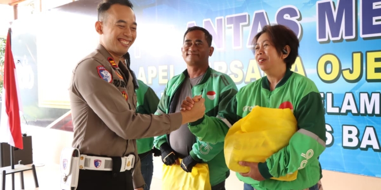 Satlantas Polres Banjarbaru Gandeng Ojol Jadi Agen Tertib Lalu Lintas