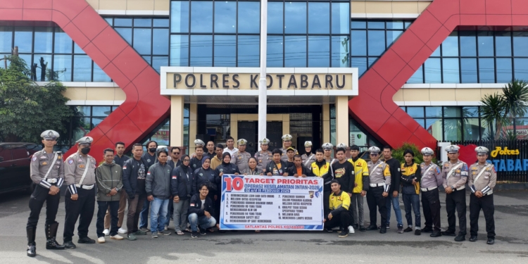 Operasi Keselamatan Intan 2026, Polres Kotabaru Ajak Ojol Jadi Mitra Jaga Lalu Lintas