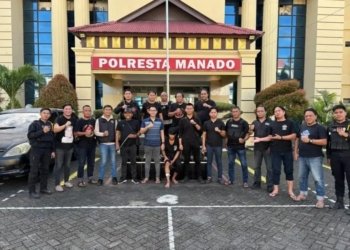 Patroli Subuh, Polresta Manado Amankan Tiga Pemuda Bersenjata Tajam di Singkil