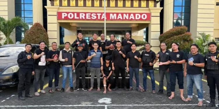 Patroli Subuh, Polresta Manado Amankan Tiga Pemuda Bersenjata Tajam di Singkil