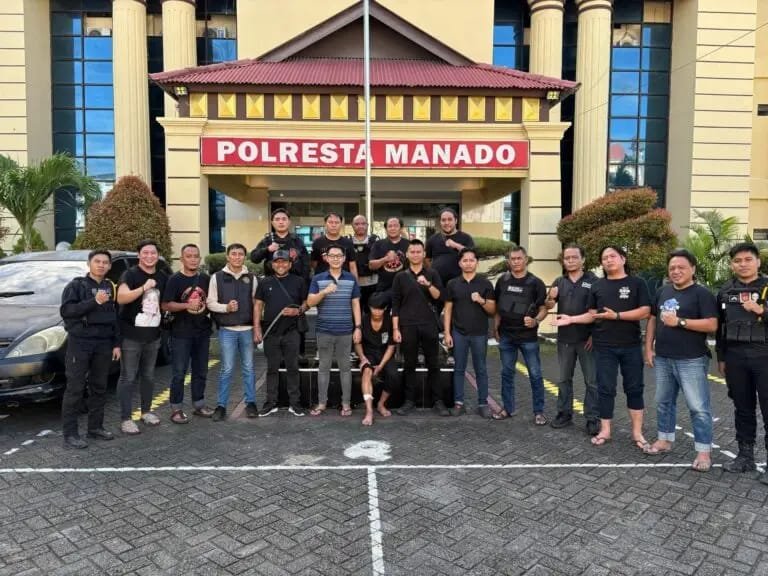 Patroli Subuh, Polresta Manado Amankan Tiga Pemuda Bersenjata Tajam di Singkil