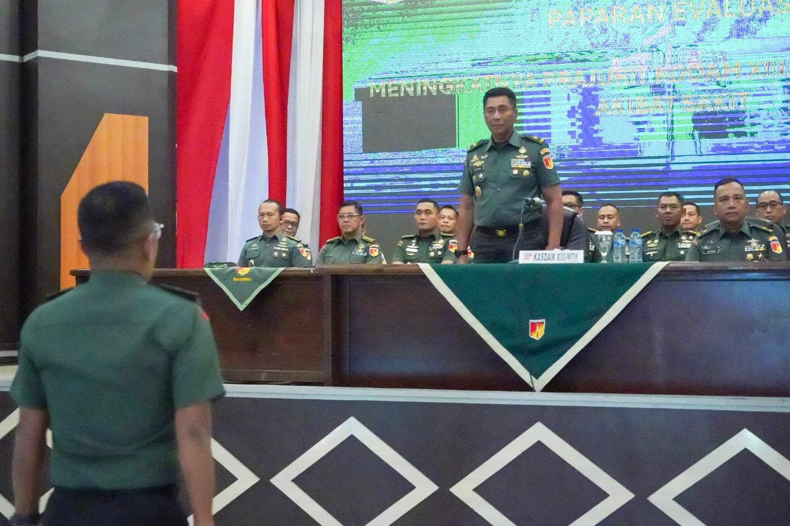 Kasdam XIII/Merdeka Tekankan Kepedulian dan Deteksi Dini dalam Pembinaan Kesehatan Prajurit