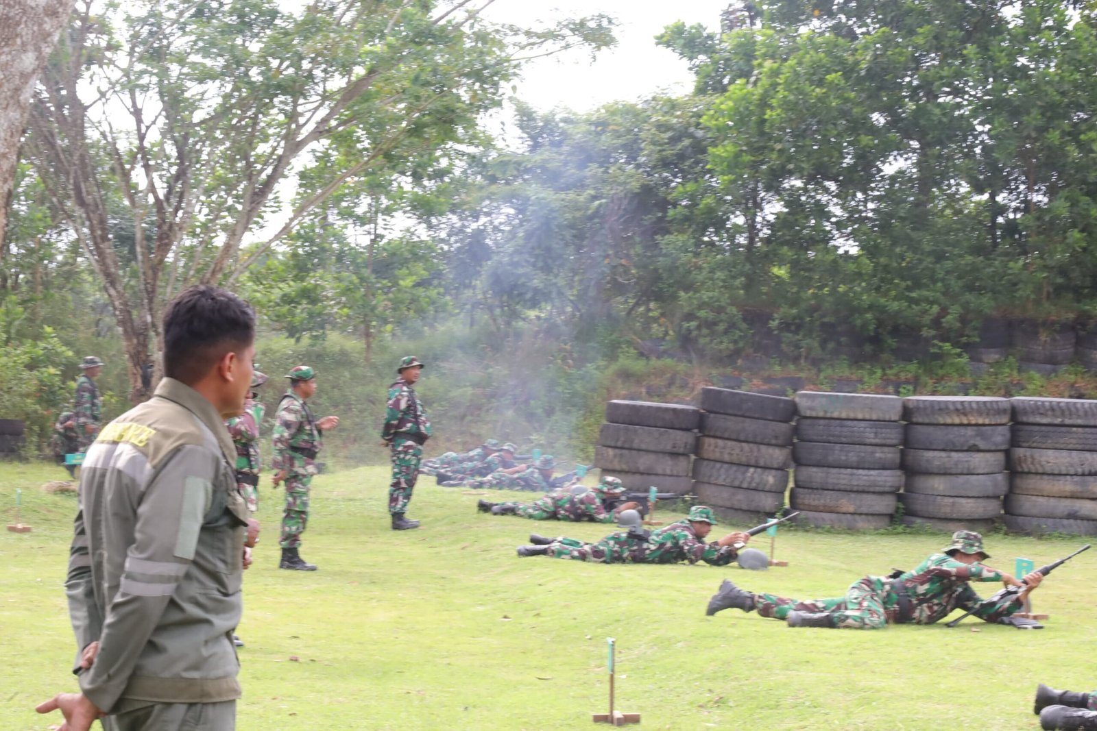 Jaga Naluri Tempur Prajurit, Kodim 1006/Banjar Gelar Latihan Menembak Rutin