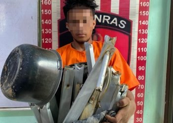 Curi Dinamo dan Jemuran Aluminium, Pria di Pandan Asri Ditangkap Polisi