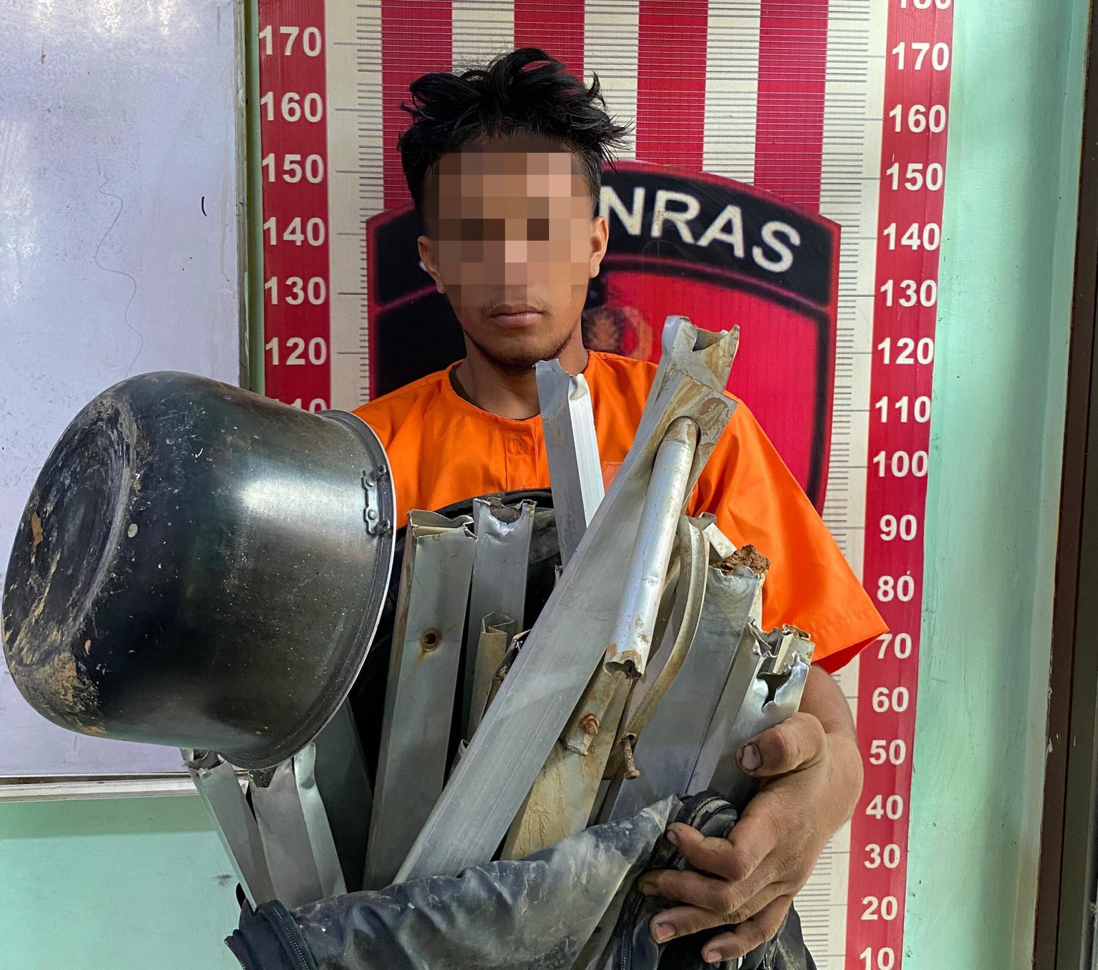 Curi Dinamo dan Jemuran Aluminium, Pria di Pandan Asri Ditangkap Polisi