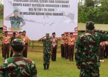 Kodim 1006/Banjar Resmi Buka KKRI Gelombang IV Tahun 2026, Tanamkan Disiplin dan Jiwa Bela Negara Sejak Dini