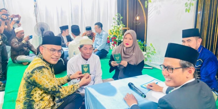Dukung Tertib Administrasi Keluarga, Pemkab Kotabaru Fasilitasi Isbat dan Nikah Massal