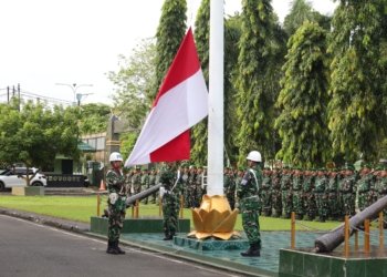 Upacara 17-an, Kodim 1006/Banjar Tekankan Disiplin dan Profesionalisme Prajurit