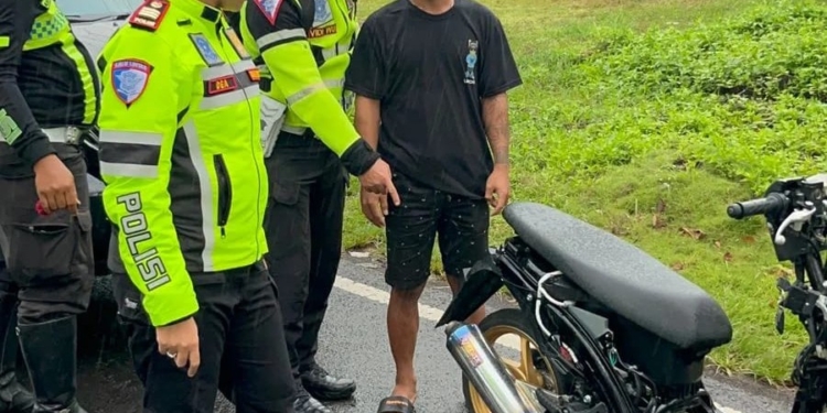 Respons Cepat Aduan Warga, Satlantas Polres Bitung Tertibkan Balap Liar dan Knalpot Brong