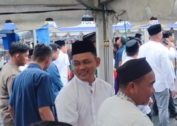 Wakil Ketua Komisi I DPRD Tanah Bumbu, Makhruri Pantau Langsung ‘Aksi Bejual Wadai’, Dorong UMKM Tanah Bumbu Naik Kelas