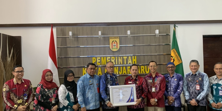 Dinsos Banjarbaru Masuk Tiga Besar Penilaian Ombudsman RI 2025