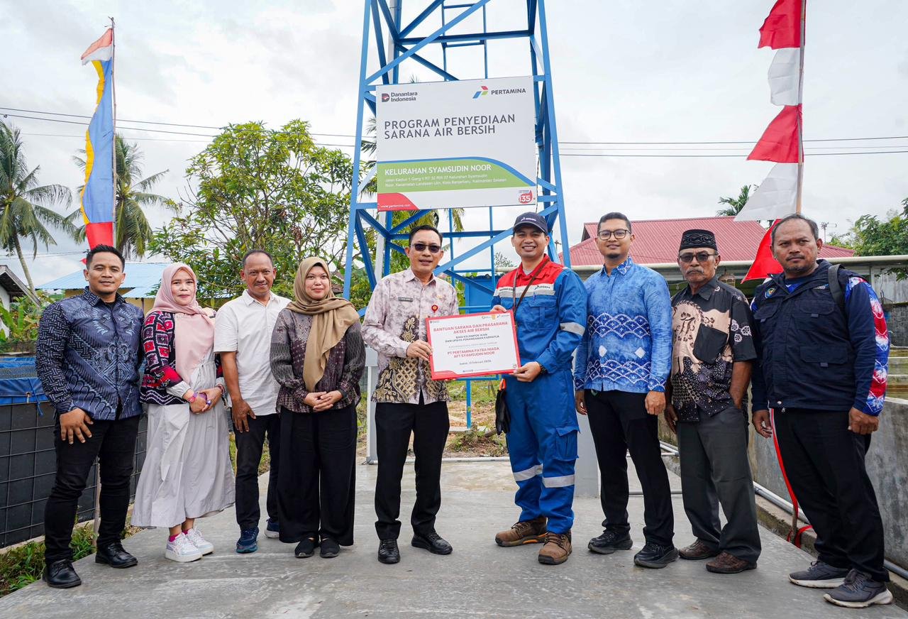Solusi Jangka Panjang, Sumur Bor CSR Pertamina Sasar Ketahanan Pangan dan Cegah Karhutla di Landasan Ulin