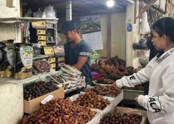 Masuki Ramadan 1447 H, Penjualan Kurma di Pasar Bauntung Banjarbaru Mulai Meningkat