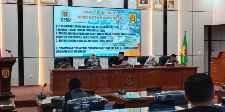 DPRD Banjarbaru Bahas 3 Raperda, Transportasi, P4GN hingga Pajak dan Retribusi