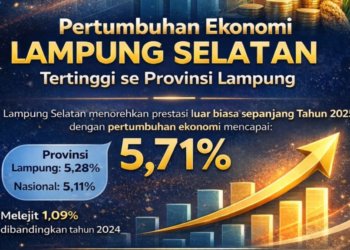 Pertumbuhan Ekonomi Lampung Selatan Tertinggi di Provinsi, Tembus 5,71 Persen