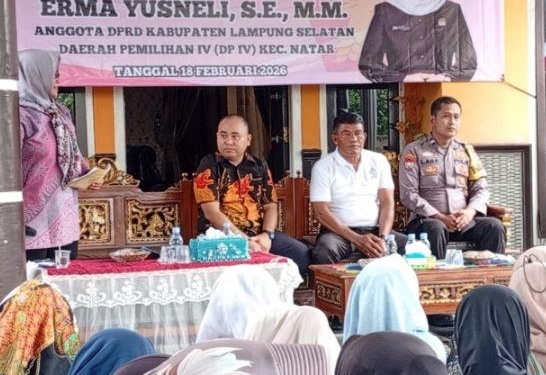 Ketua DPRD Lampung Selatan Serap Aspirasi Warga Natar, Sekaligus Perkuat Nilai Pancasila dan Kamtibmas