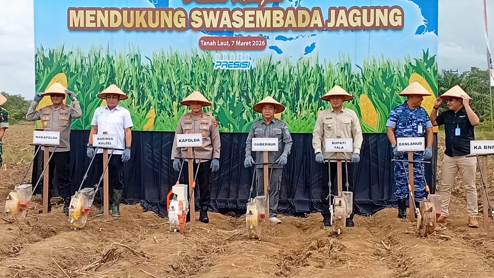 Polda Kalsel Dorong Pengembangan Jagung, Tanah Laut Disiapkan Jadi Lumbung Produksi
