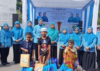 Pasar Murah dan Sunatan Massal Digelar TP PKK Tala, Warga Serbu Sembako Murah