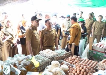 H-10 Lebaran, Wabup Syairi Cek Pasar Harga Naik Tipis, Stok Bahan Pokok Aman