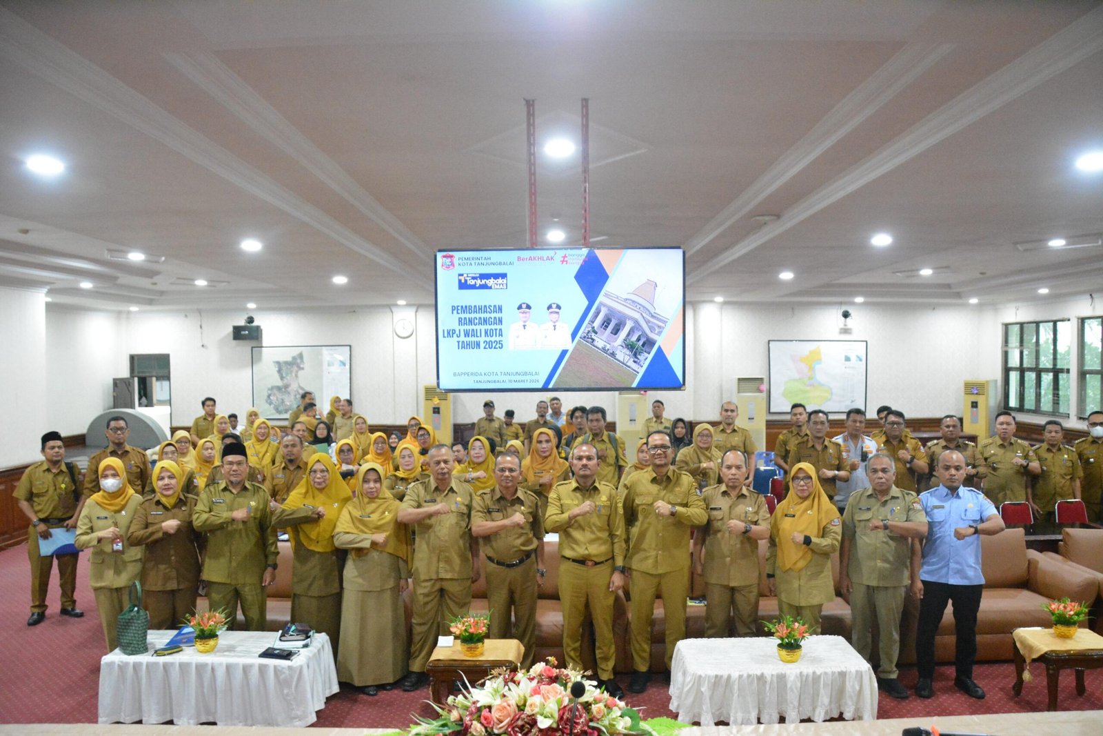 Wali Kota Tanjungbalai Buka Rakor Penyusunan LKPJ Tahun 2025