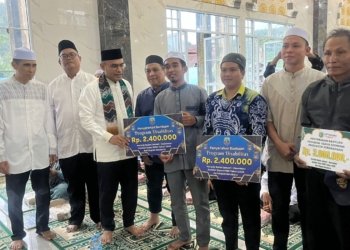 Wabup Syairi Mukhlis Hadiri Safari Ramadhan di Masjid Al Munawarah Sungai Kupang